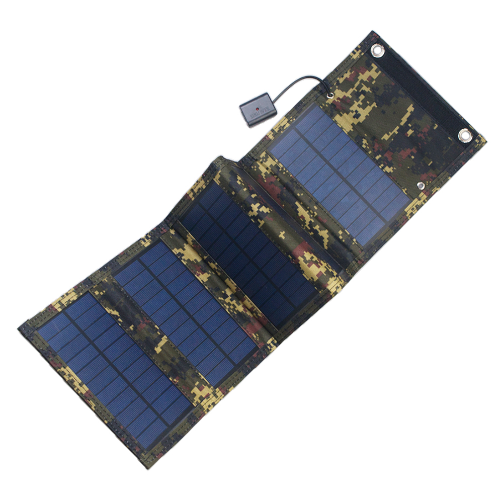 太阳能折叠包 8W 5V USB户外手机便携太阳能充电器
