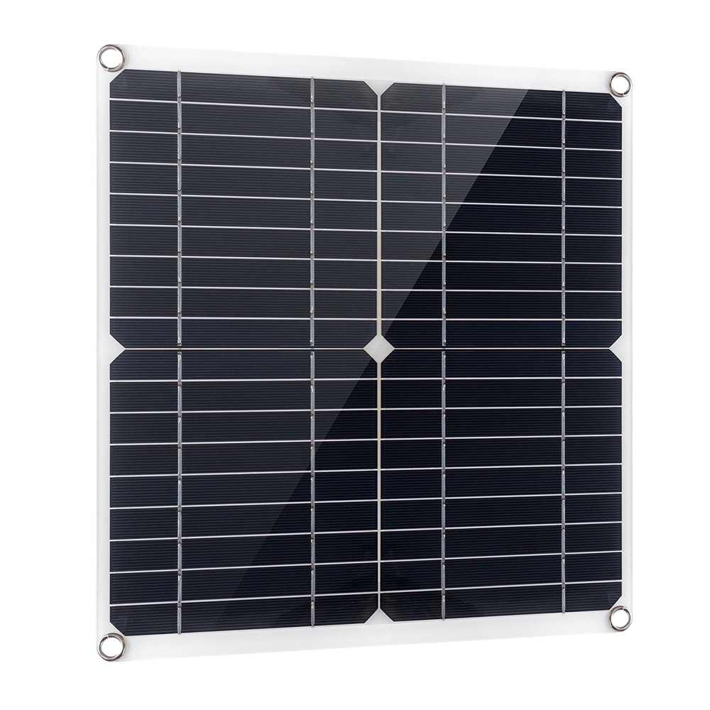 太阳能柔性板 汽车电池 船电池充电 户外露营双输出太阳能板