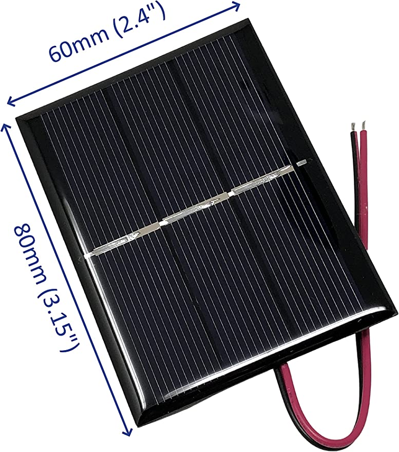 6V太阳能电池板 1W 3W 5W 6W小功率单晶滴胶板 太阳能光伏板